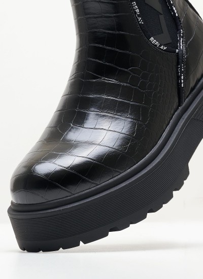 Women Boots Luisa.Fun2 Black ECOleather Replay