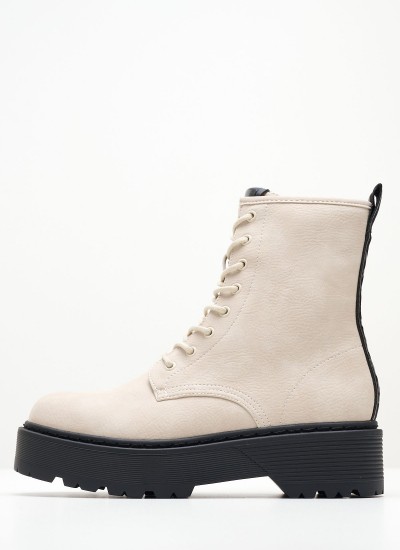 Γυναικεία Μποτάκια Marywood Μπεζ ECOsuede Replay