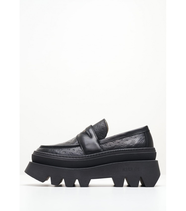 Women Moccasins Marisol.Prime Black ECOleather Replay