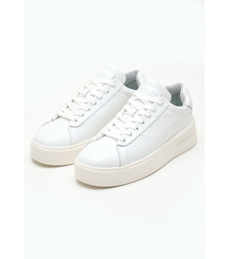 Women Casual Shoes University.Allover24 White Leather Replay