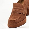 Γυναικείες Γόβες & Peeptoes Χαμηλές 116001305 Ταμπά Δέρμα Καστόρι Mortoglou Γυναικείες Γόβες & Peeptoes Χαμηλές 116001305 Ταμπά Δέρμα Καστόρι Mortoglou