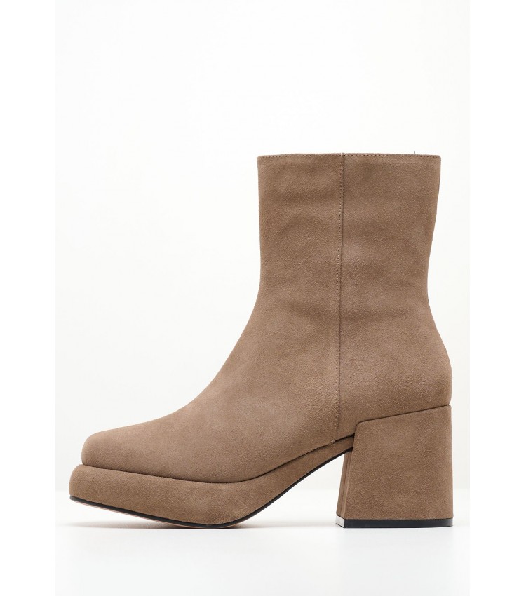 Women Boots 116001306 Taupe Buckskin Mortoglou