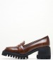 Women Pumps & Peeptoes Low 116001321 Brown Leather Mortoglou