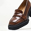 Women Moccasins 116001321 Brown Leather Mortoglou Women Moccasins 116001321 Brown Leather Mortoglou