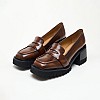 Women Moccasins 116001321 Brown Leather Mortoglou Women Moccasins 116001321 Brown Leather Mortoglou