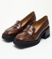 Women Pumps & Peeptoes Low 116001321 Brown Leather Mortoglou