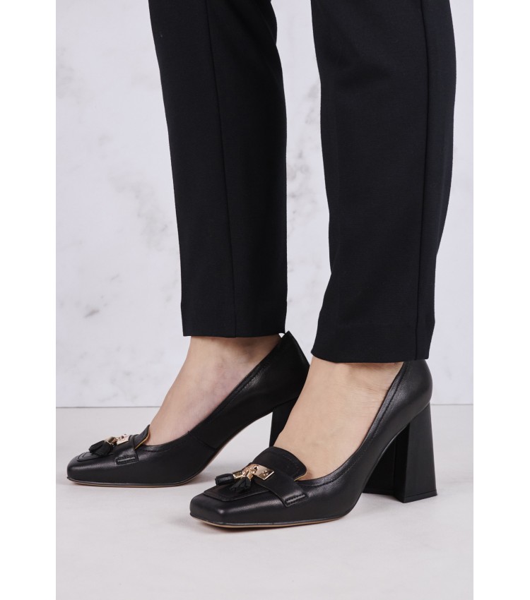 Women Pumps & Peeptoes High 116001362 Black Leather Mortoglou