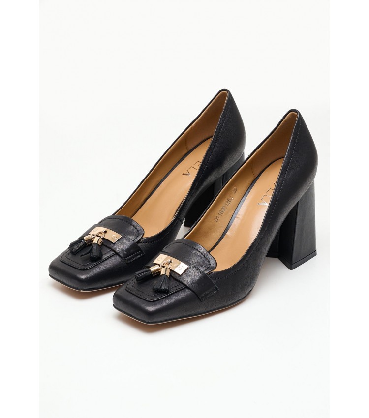 Women Pumps & Peeptoes High 116001362 Black Leather Mortoglou