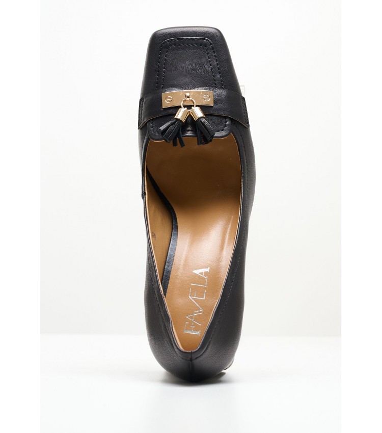 Women Pumps & Peeptoes High 116001362 Black Leather Mortoglou