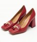 Women Pumps & Peeptoes High 116001362 Red Leather Mortoglou