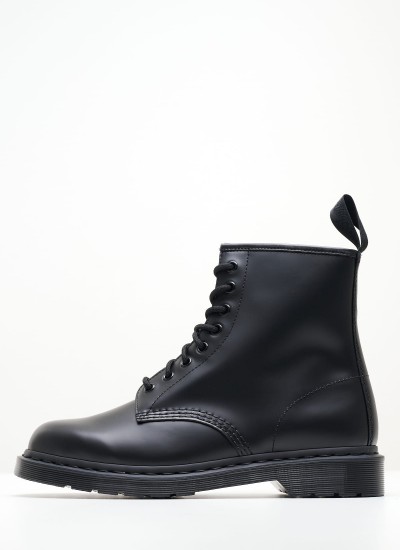 Ανδρικά Μποτάκια 1460.Mono Μαύρο Δέρμα Dr. Martens