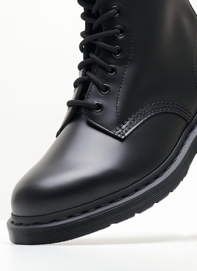 Ανδρικά Μποτάκια 1460.Mono Μαύρο Δέρμα Dr. Martens