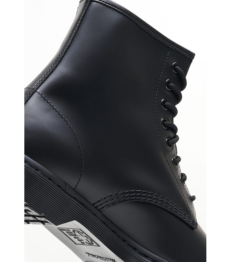 Ανδρικά Μποτάκια 1460.Mono Μαύρο Δέρμα Dr. Martens