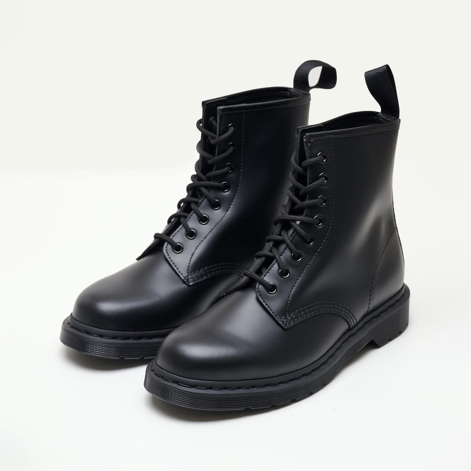 Men Boots 1460.Mono Black Leather Dr. Martens