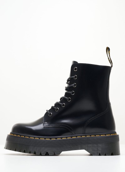 Γυναικεία Μποτάκια W26205001 Μαύρο Δέρμα Dr. Martens