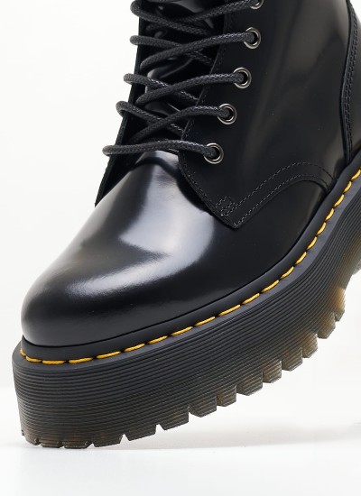 Γυναικεία Μποτάκια W26205001 Μαύρο Δέρμα Dr. Martens