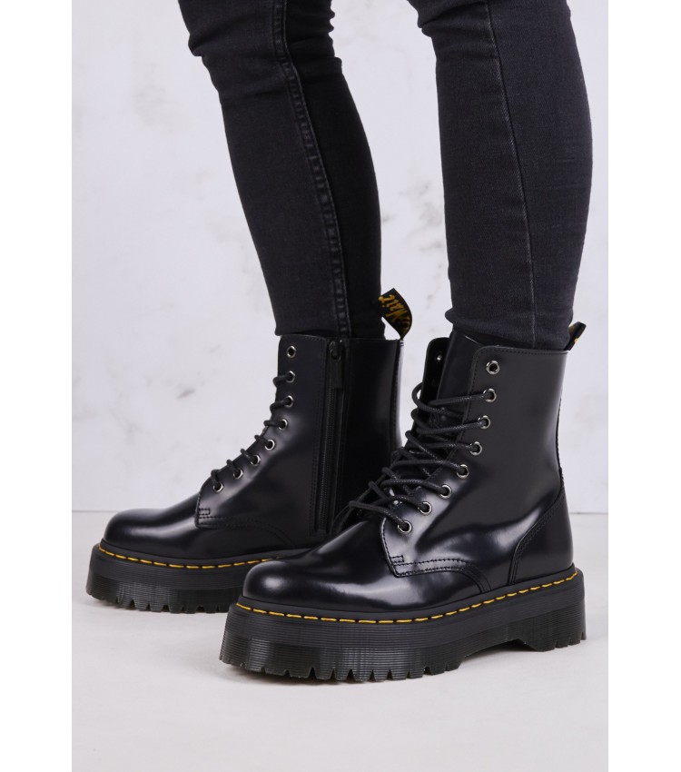Women Boots Jadon Black Leather Dr. Martens