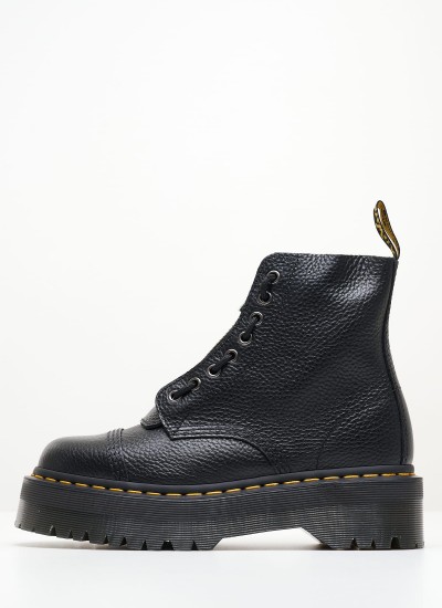 Γυναικεία Μποτάκια W26205001 Μαύρο Δέρμα Dr. Martens