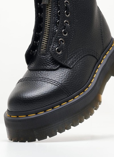 Γυναικεία Μποτάκια W26205001 Μαύρο Δέρμα Dr. Martens