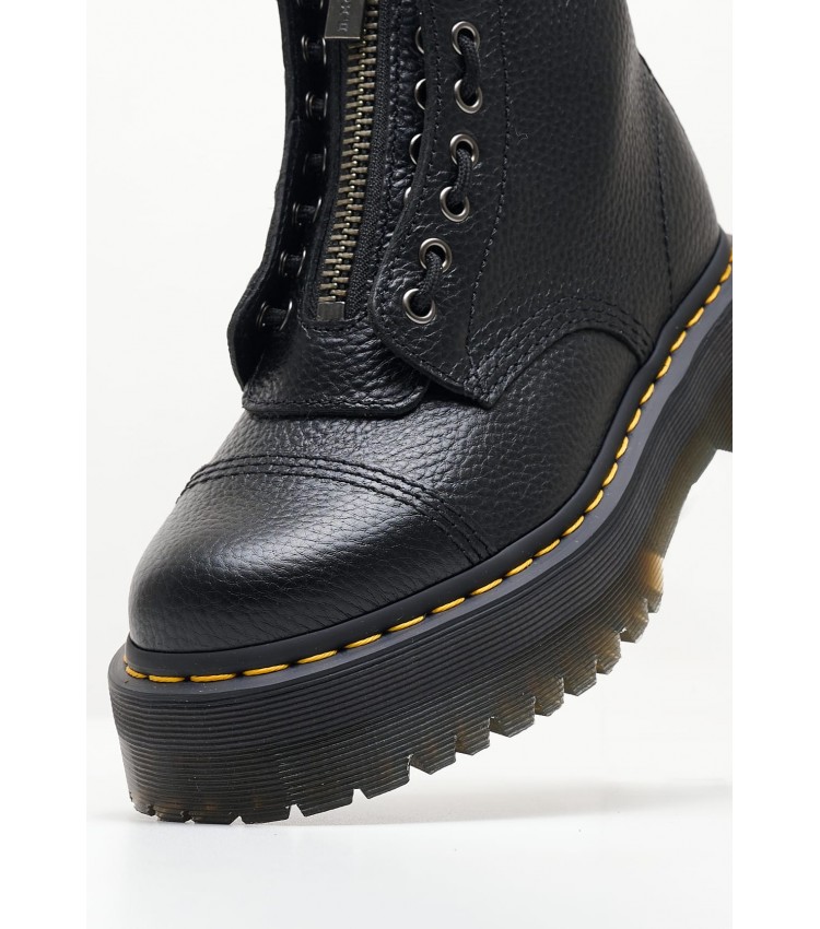 Women Boots Sinclair Black Leather Dr. Martens