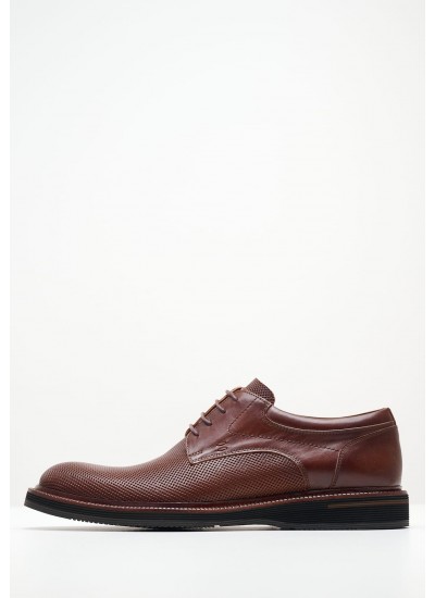 Men Shoes 48203 Brown Leather Vice