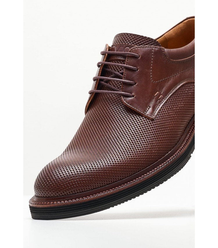 Men Shoes 48203 Brown Leather Vice