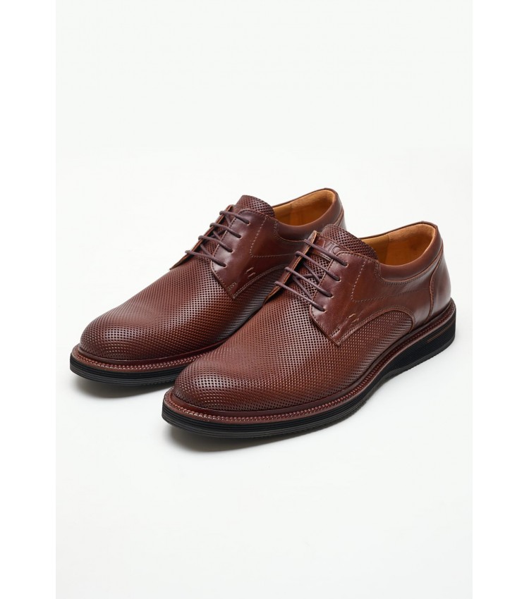 Men Shoes 48203 Brown Leather Vice
