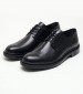 Men Shoes 48207 Black Leather Vice