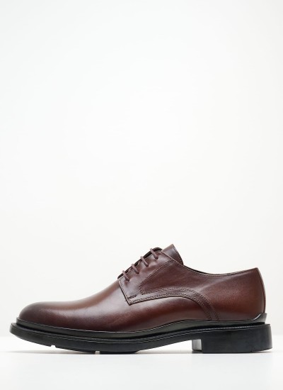 Men Shoes 48207 Brown Leather Vice