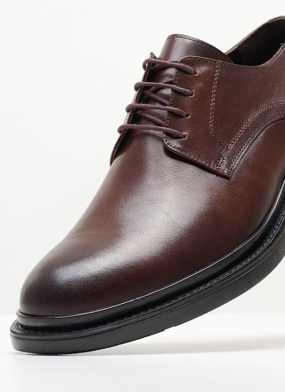 Men Shoes 48207 Brown Leather Vice