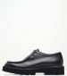 Men Shoes 48401 Black Leather Vice