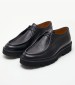 Men Shoes 48401 Black Leather Vice