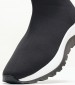 Γυναικεία Παπούτσια Casual 2Piece.Sockboot Μαύρο Ύφασμα Calvin Klein