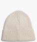 Women Caps  Archive.Beanie Beige Nylon Calvin Klein