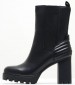 Women Boots Chelsea.Boot Black Leather Calvin Klein
