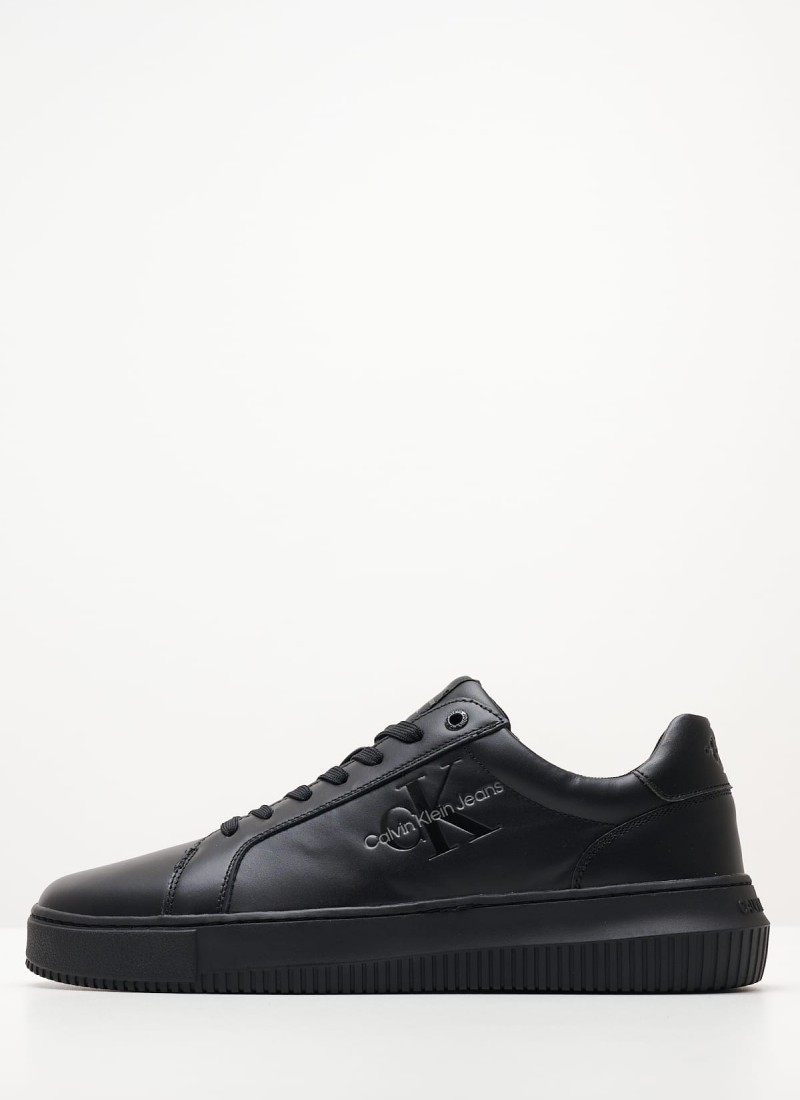 Men Casual Shoes Chunky.Cupsole.B.2 Black Leather mortoglou.gr