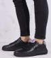 Women Casual Shoes Chunky.Cupsole.M Black Leather Calvin Klein