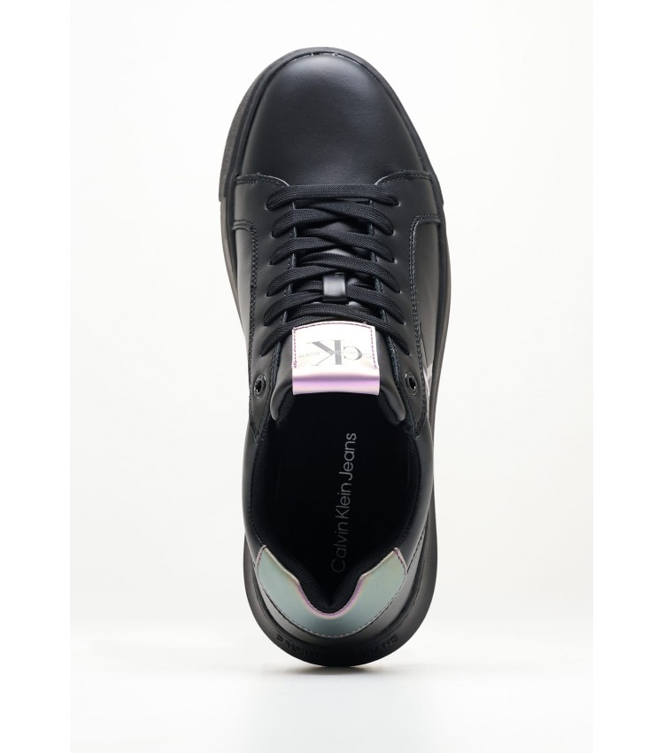 Γυναικεία Παπούτσια Casual Chunky.Cupsole.M Μαύρο Δέρμα Calvin Klein