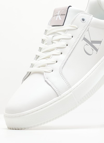 Men Casual Shoes Vibo.Carry White Leather Guess