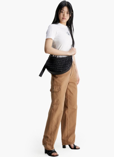 Γυναικείες Ζώνες Bridge.Belt Μαύρο ECOleather Calvin Klein