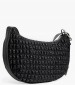 Women Bags Crescent.Buckle Black ECOleather Calvin Klein
