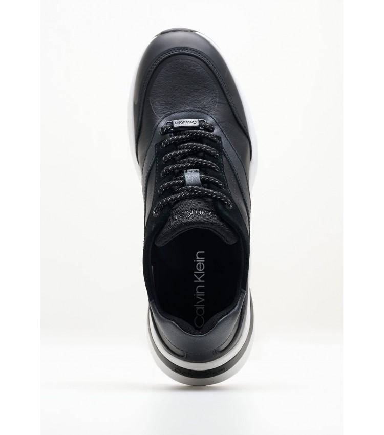 Women Casual Shoes Elevated.Rnr Black Leather Calvin Klein