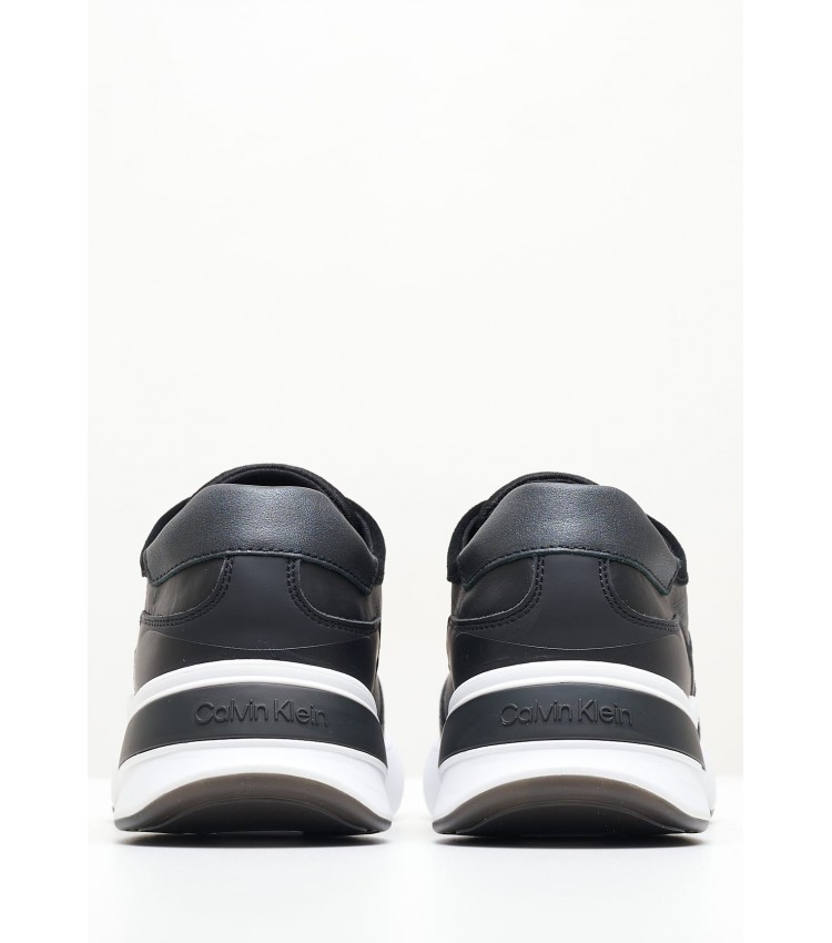 Γυναικεία Παπούτσια Casual Elevated.Rnr Μαύρο Δέρμα Calvin Klein