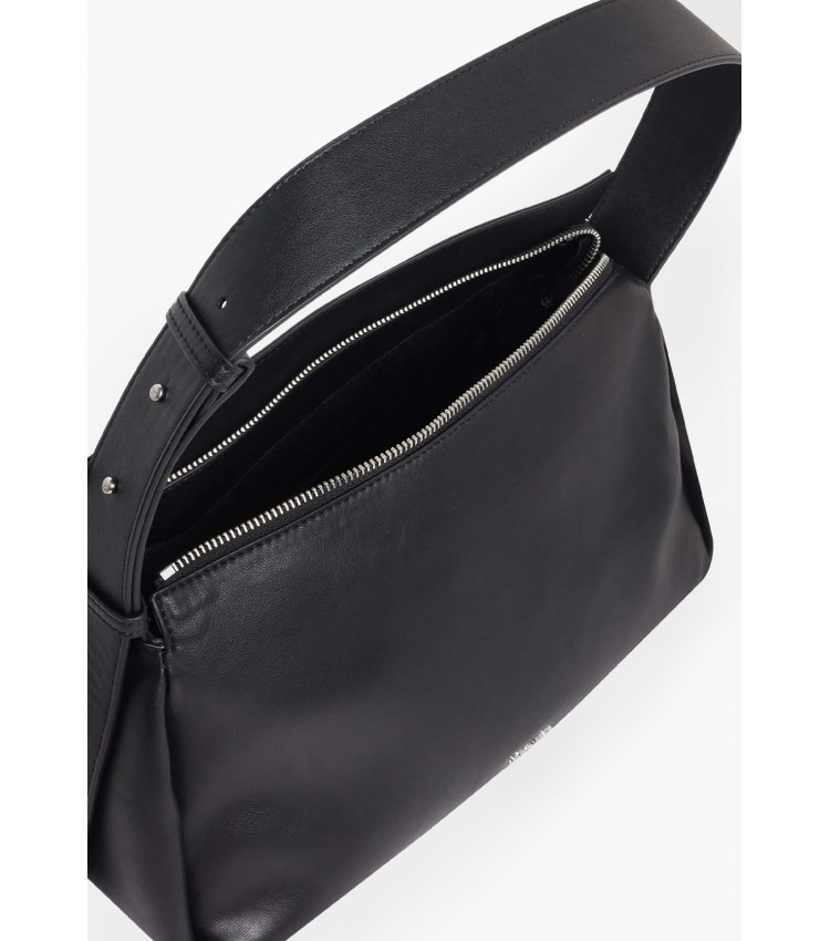 Women Bags Elevated.Soft Black ECOleather Calvin Klein