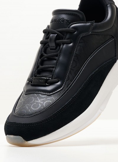 Γυναικεία Παπούτσια Casual Flexi.Epi Μαύρο Δέρμα Calvin Klein