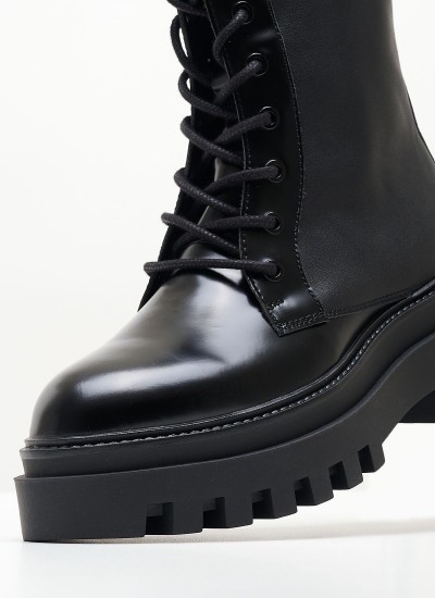 Women Boots Melrose Black Leather Ash