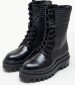 Women Boots Knee.Boot Black Leather Calvin Klein