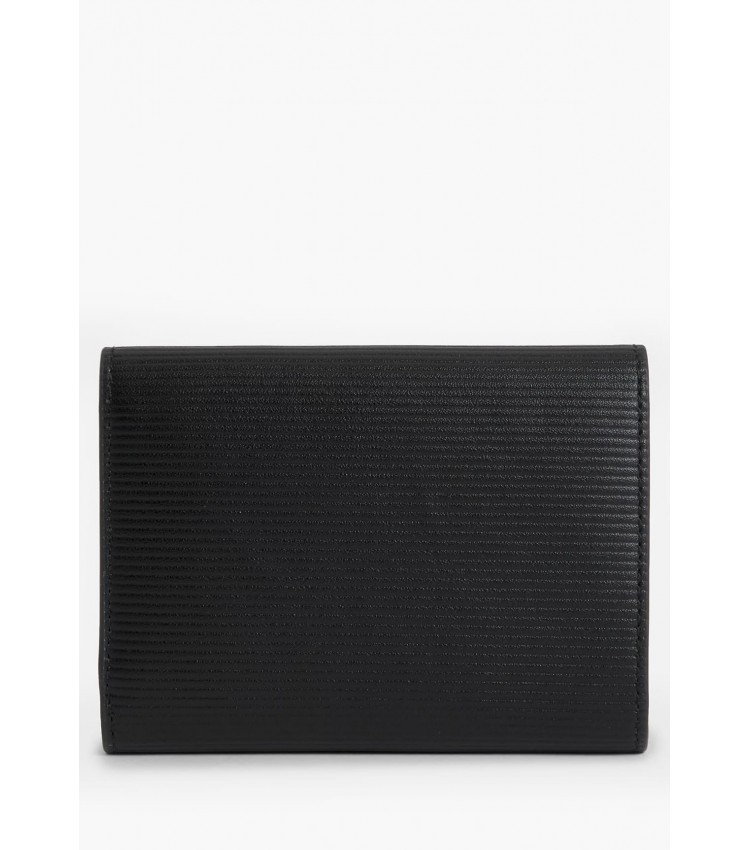 Women Wallets Minimal.Trifold Black ECOleather Calvin Klein