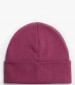 Women Caps  Monologo.Embro Purple Cotton Calvin Klein