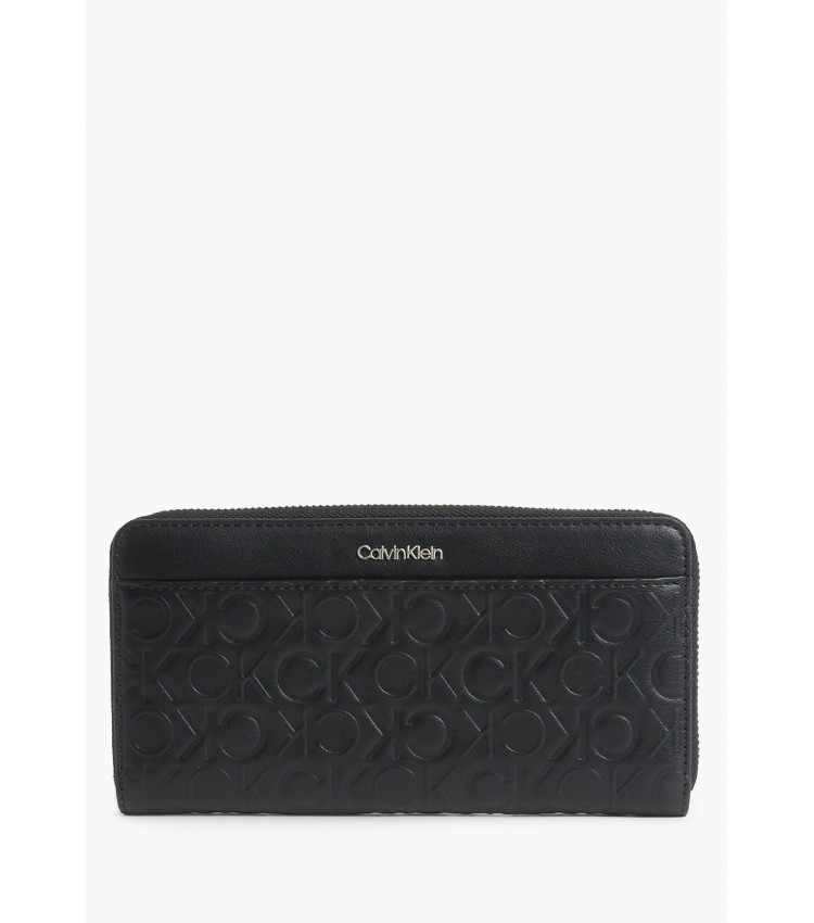 Women Wallets Must.Slip.Emb Black ECOleather Calvin Klein